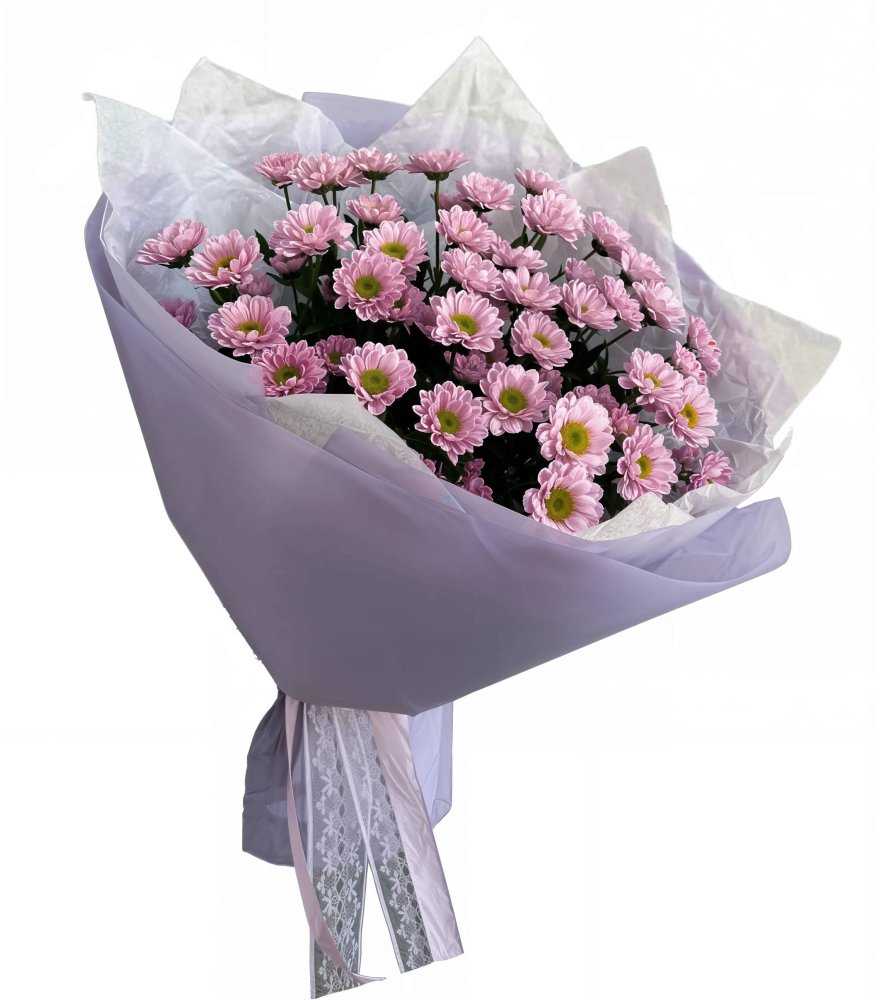 Букет цветов из: Хризантемы